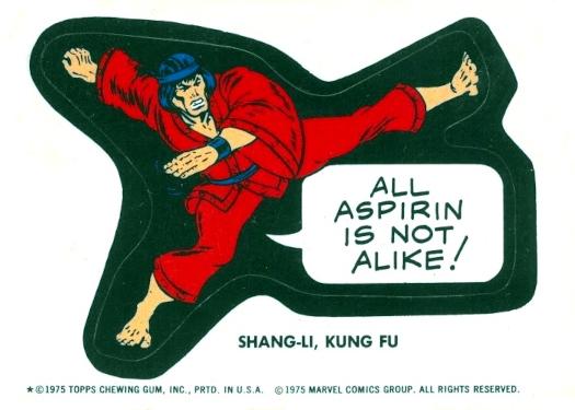 Shang-Chi - All aspirin is not alike!