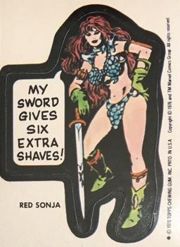 Red Sonja - My sword gives six extra shaves
